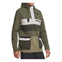 Nike Hype Hike Jacket 'Green Black' CU4220-033