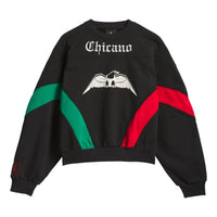 adidas x Willy Chavarria Bball Fleece Crewneck Sweatshirt 'Black' KF3196
