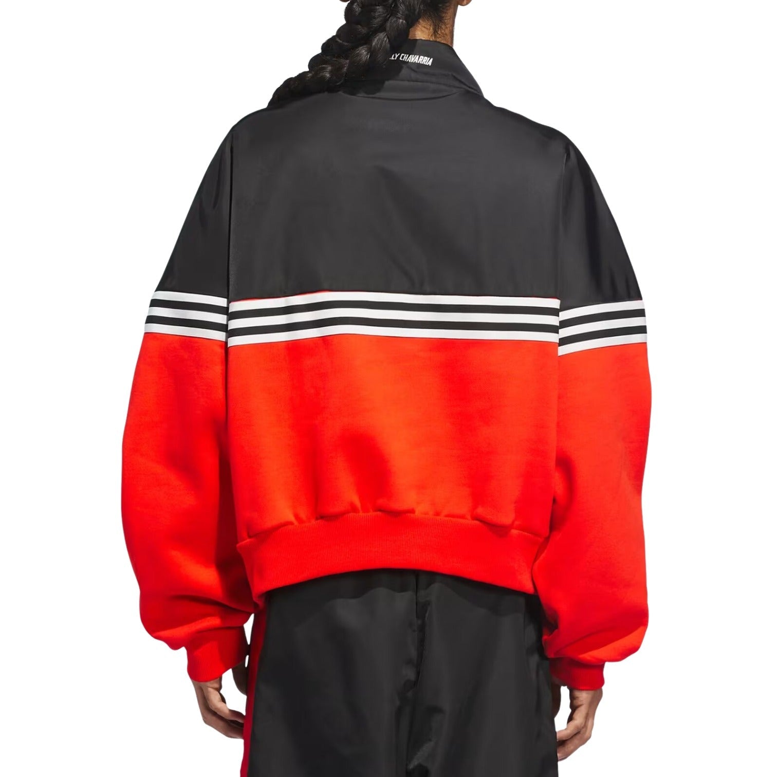 adidas x Willy Chavarria Half Zip 'Black Red' KD9360
