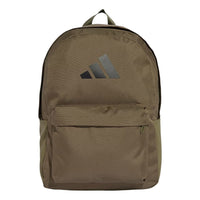 adidas Classic 3 Bar Logo Backpack 'Olive Strata Black' IS7051