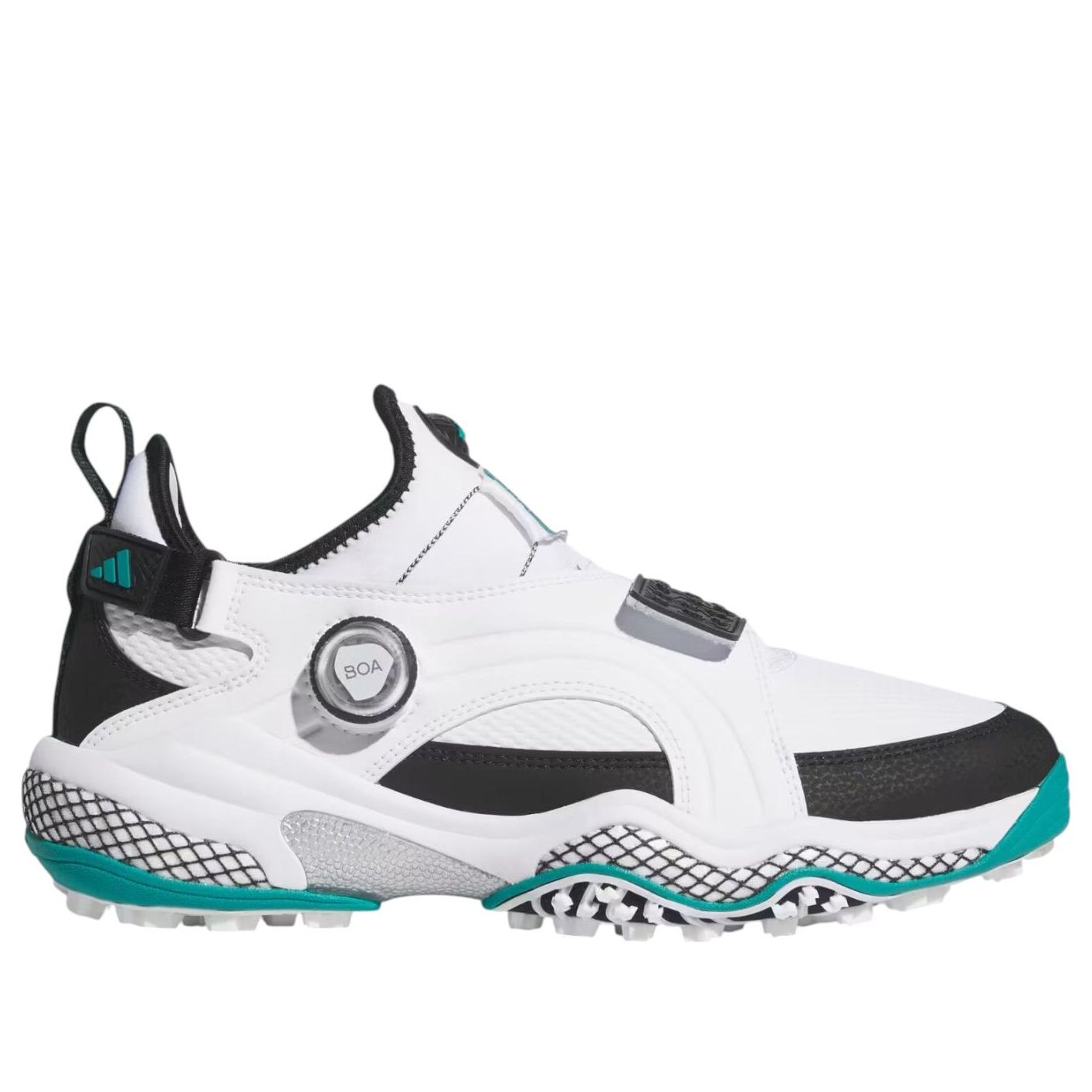 adidas Codechaos 25 Midcut BOA Spikeless 'Cloud White Core Black Pure Teal' JP5187