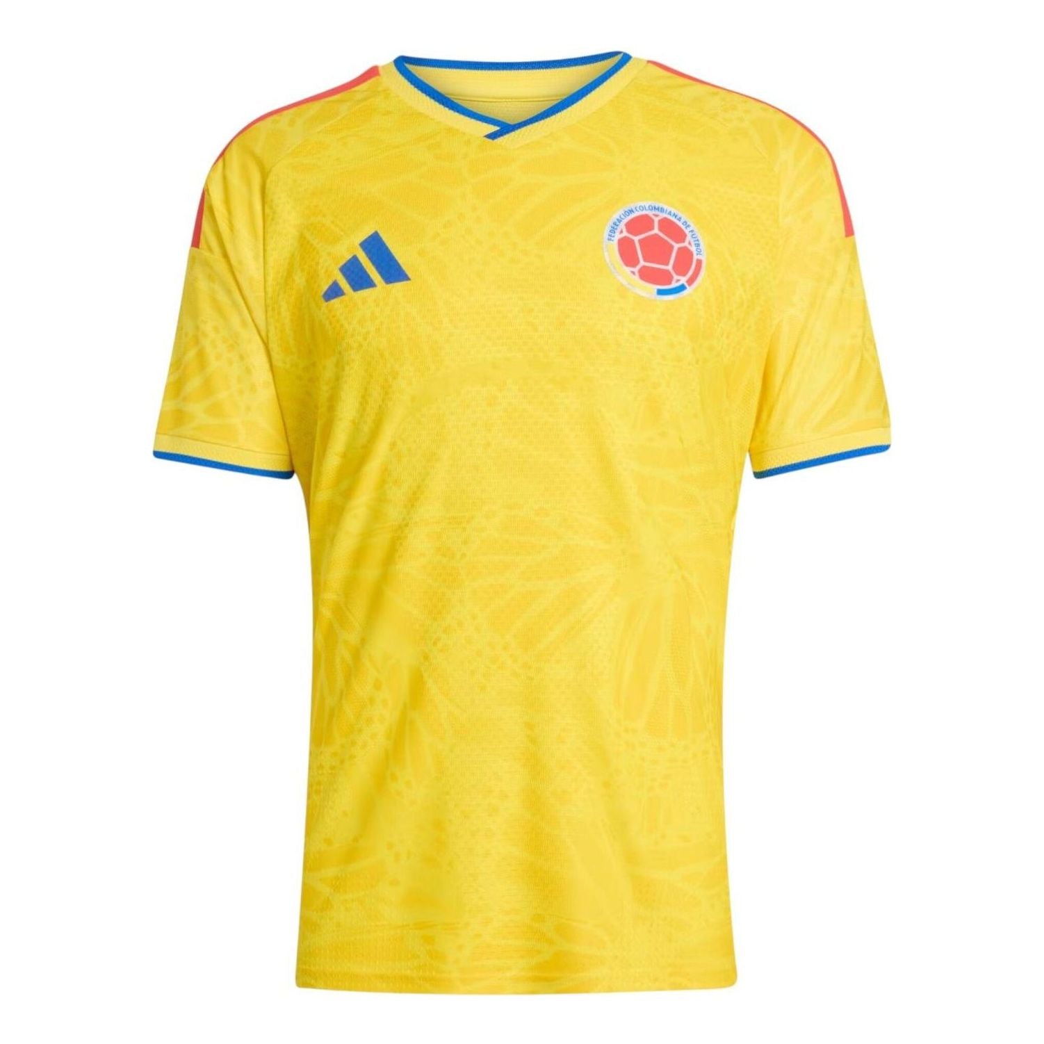 adidas Colombia 26 Home Authentic Jersey 'Impact Yellow' JL6971
