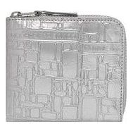 COMME des GARCONS FW25 Embossed Logo Wallet 'Silver' SA3100EG