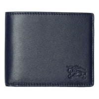 Burberry 26 Pop Check Bifold Wallet 'Midnight Blue' 81189851