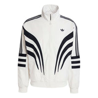 adidas Q3 Atlanta Track Jacket Asia Sizing 'White Black' IX6724
