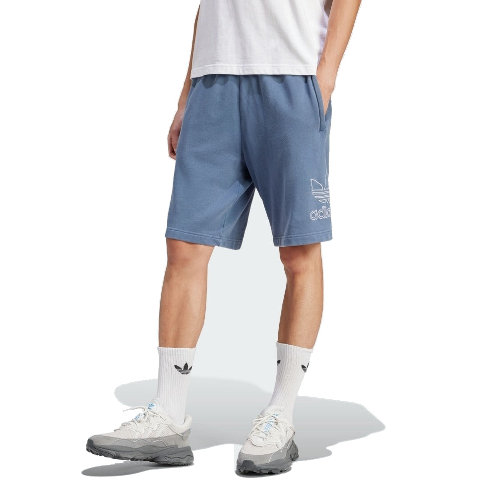 adidas Adicolor Outline Trefoil Shorts Asia Sizing 'Blue' IR8005