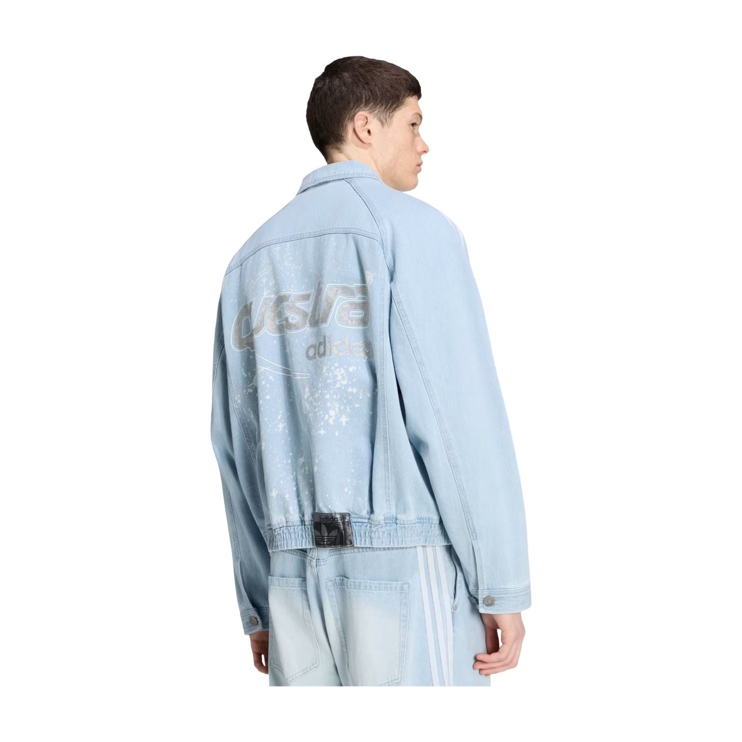 adidas Denim Jacket 'Light Blue' KX4824