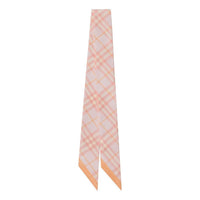 (WMNS) Burberry 25 Checked Silk Scarf 'Blush Pink' 81103641