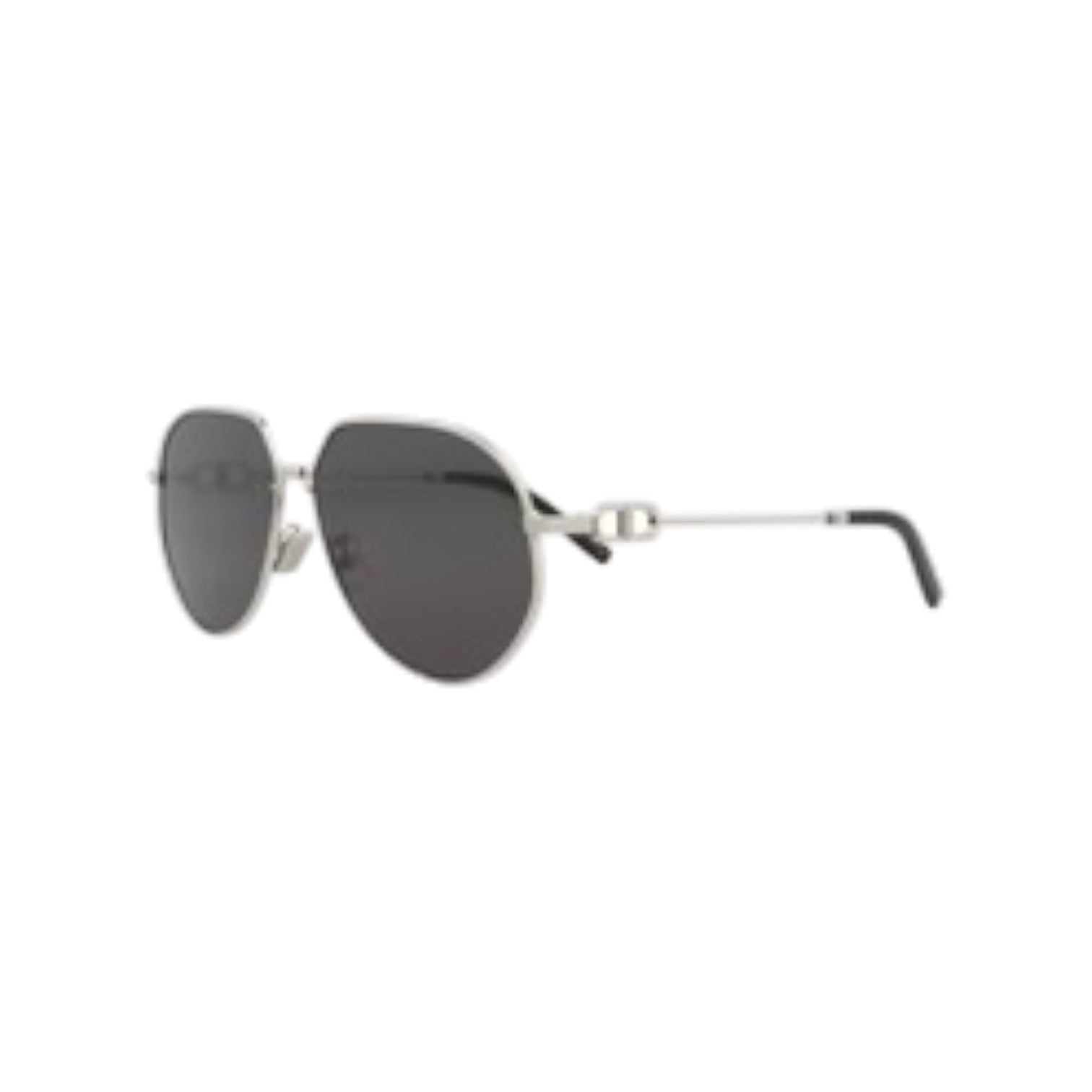 DIOR Aviator-Frame Metal Sunglasses 'Palladium Palladium Smoke' DM40026U-61-16A