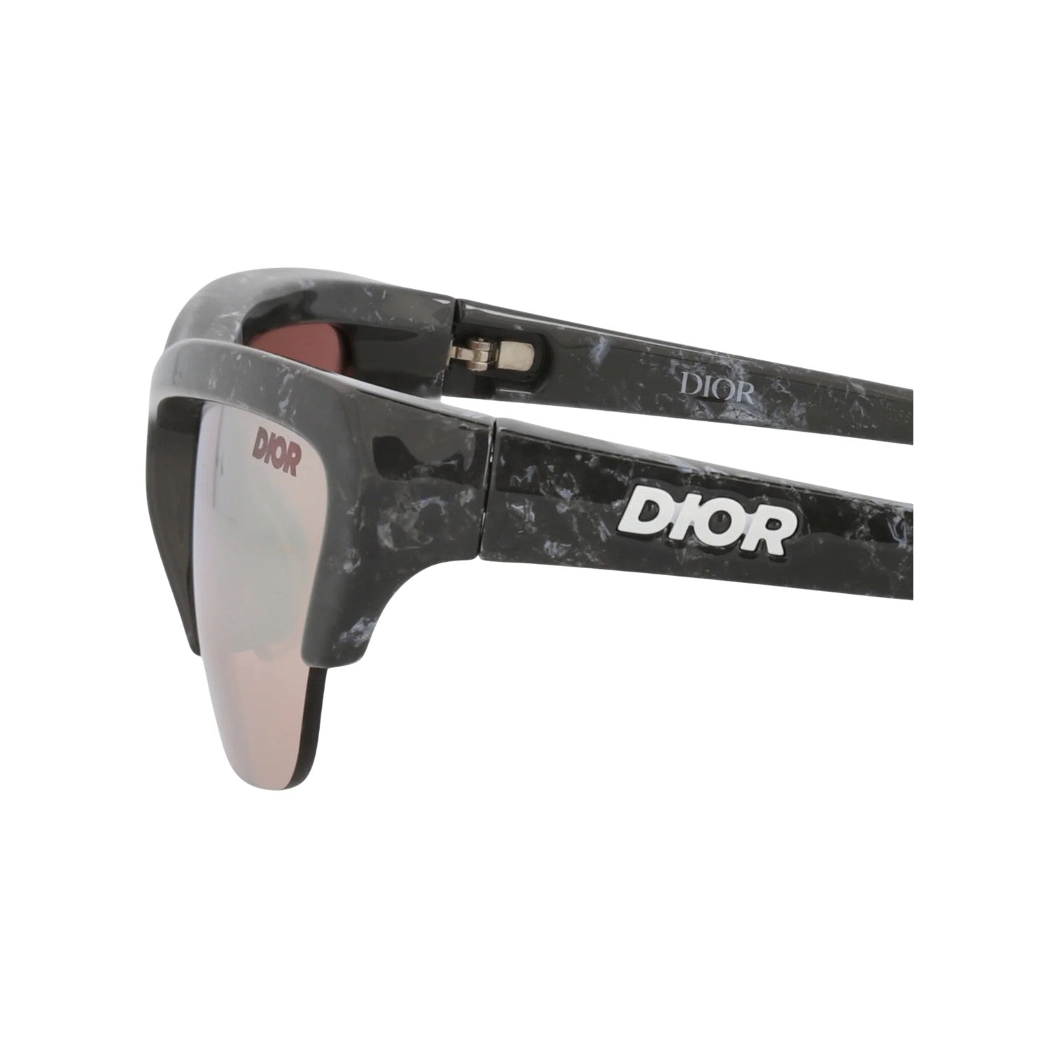 DIOR Shield-Frame Injection Sunglasses 'Black Violet' DM40076U-60-05Y