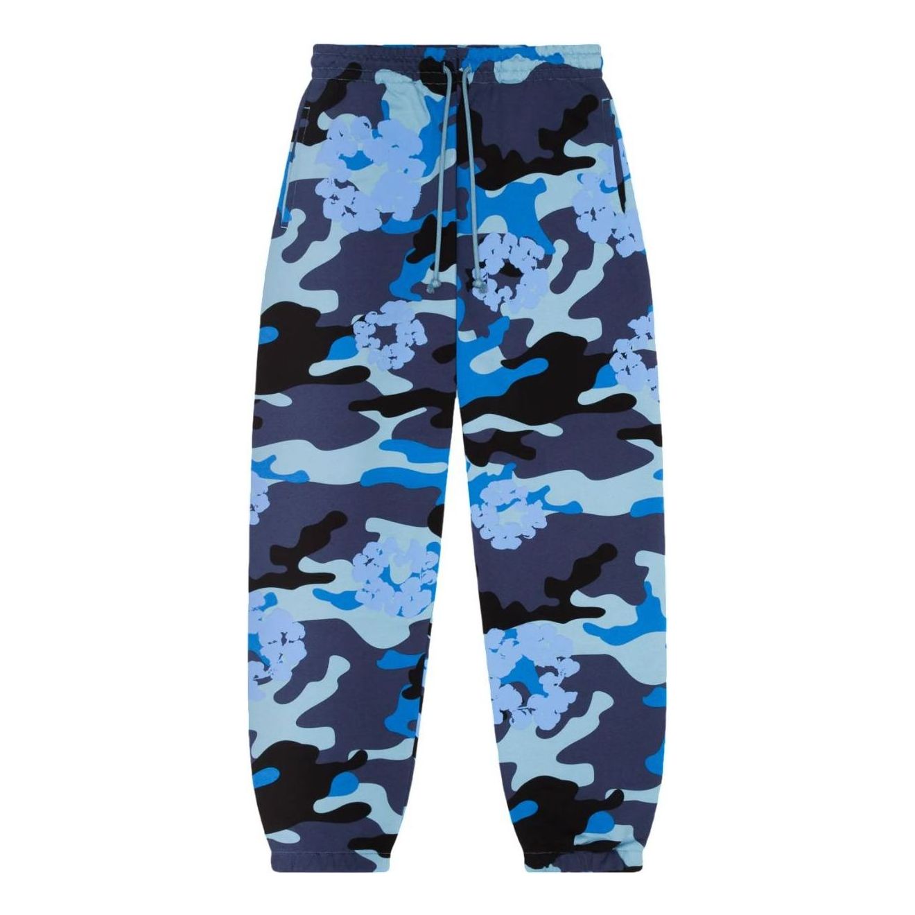Denim Tears Cotton Wreath Sweatpants 'Blue Camo' DT-1016