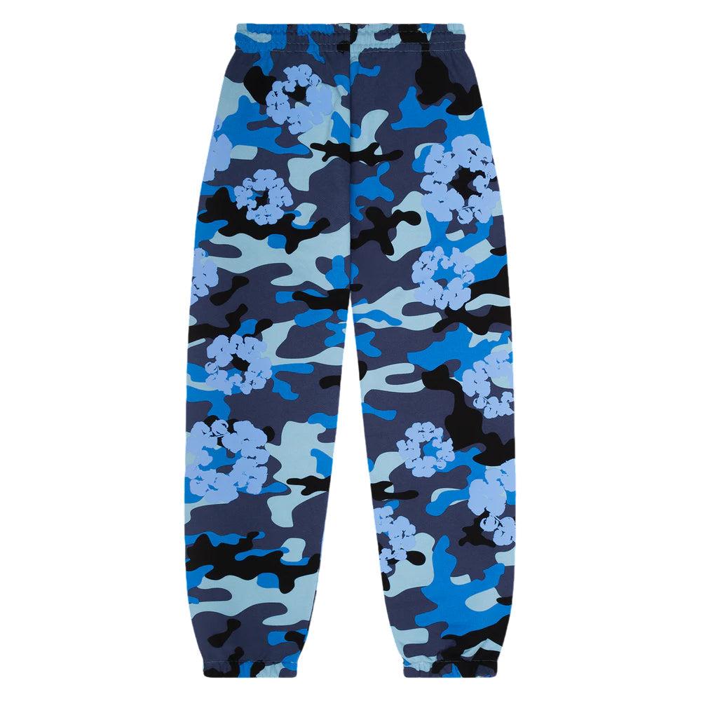 Denim Tears Cotton Wreath Sweatpants 'Blue Camo' DT-1016