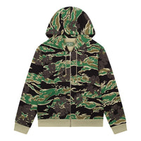 Denim Tears Cotton Wreath Hooded Jacket 'Green Camo' DT-1023
