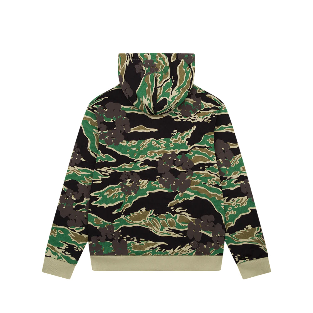Denim Tears Cotton Wreath Hooded Jacket 'Green Camo' DT-1023