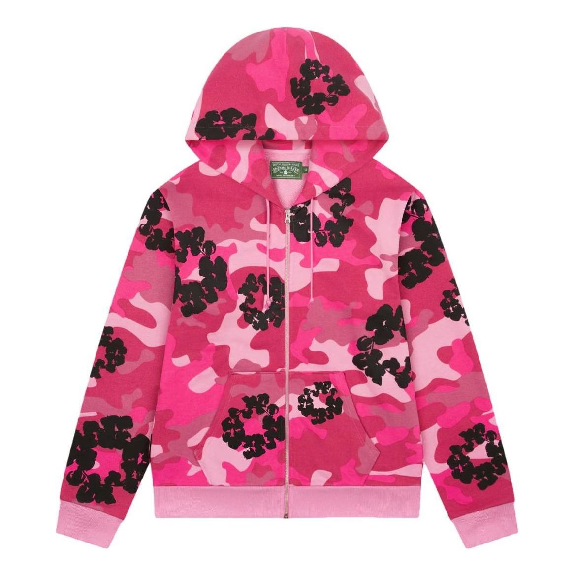 Denim Tears Cotton Wreath Hooded Jacket 'Pink Camo' DT-1041