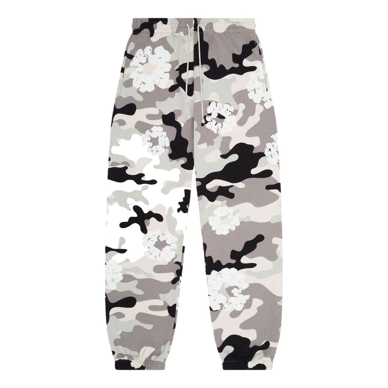 Denim Tears Cotton Wreath Sweatpants 'White Camo' DT-1097