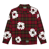Denim Tears Cotton Wreath Pajama Shirt 'Red Plaid' DT12-2-3