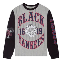 Denim Tears Pinstripe Long Sleeve T-Shirt 'Grey' FW25TSL005270
