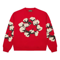 Denim Tears x Cactus Plant Flea Market Flower Sweatshirt 'Red' DTCT-5996