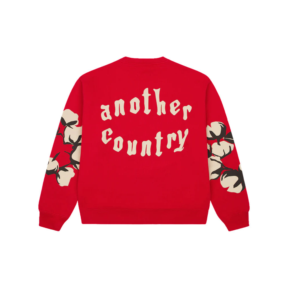 Denim Tears x Cactus Plant Flea Market Flower Sweatshirt 'Red' DTCT-5996