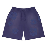 Denim Tears Mono Cotton Wreath Sweat Shorts 'Washed Blue' SS25BRS0614