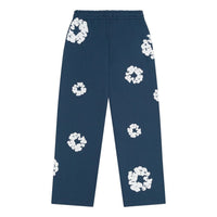 Denim Tears Cotton Wreath Baggy Sweatpants 'Navy' FW25BAS15902312