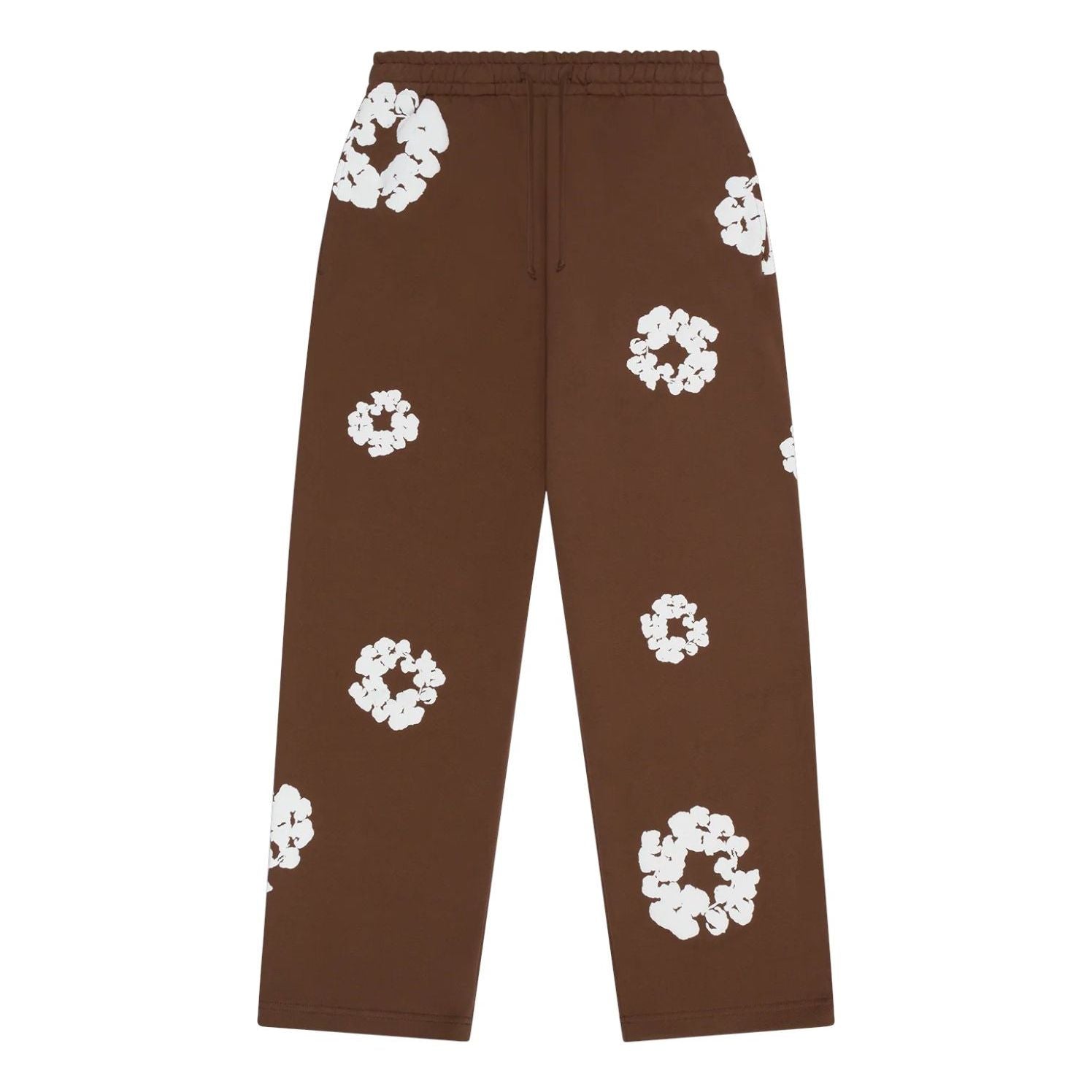 Denim Tears Cotton Wreath Baggy Sweatpants 'Brown' FW25BAS15902303