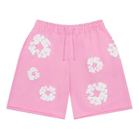 Denim Tears Cotton Wreath Sweatshorts 'Pink' FW25BRS2952306
