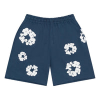Denim Tears Cotton Wreath Sweatshorts 'Navy' FW25BRS2952308