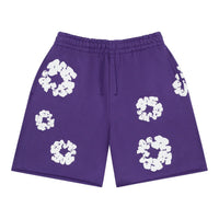 Denim Tears Cotton Wreath Sweatshorts 'Purple' FW25BRS2952307