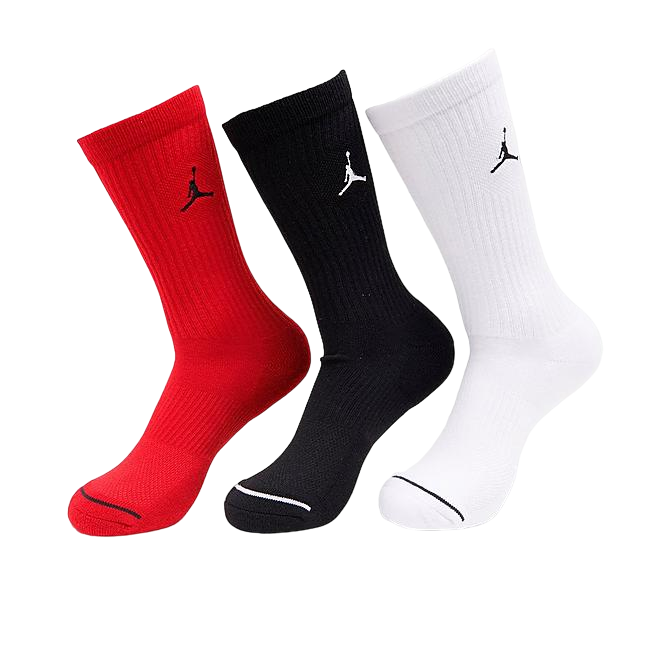 Air Jordan Socks 'Black White Red' DX9632-902