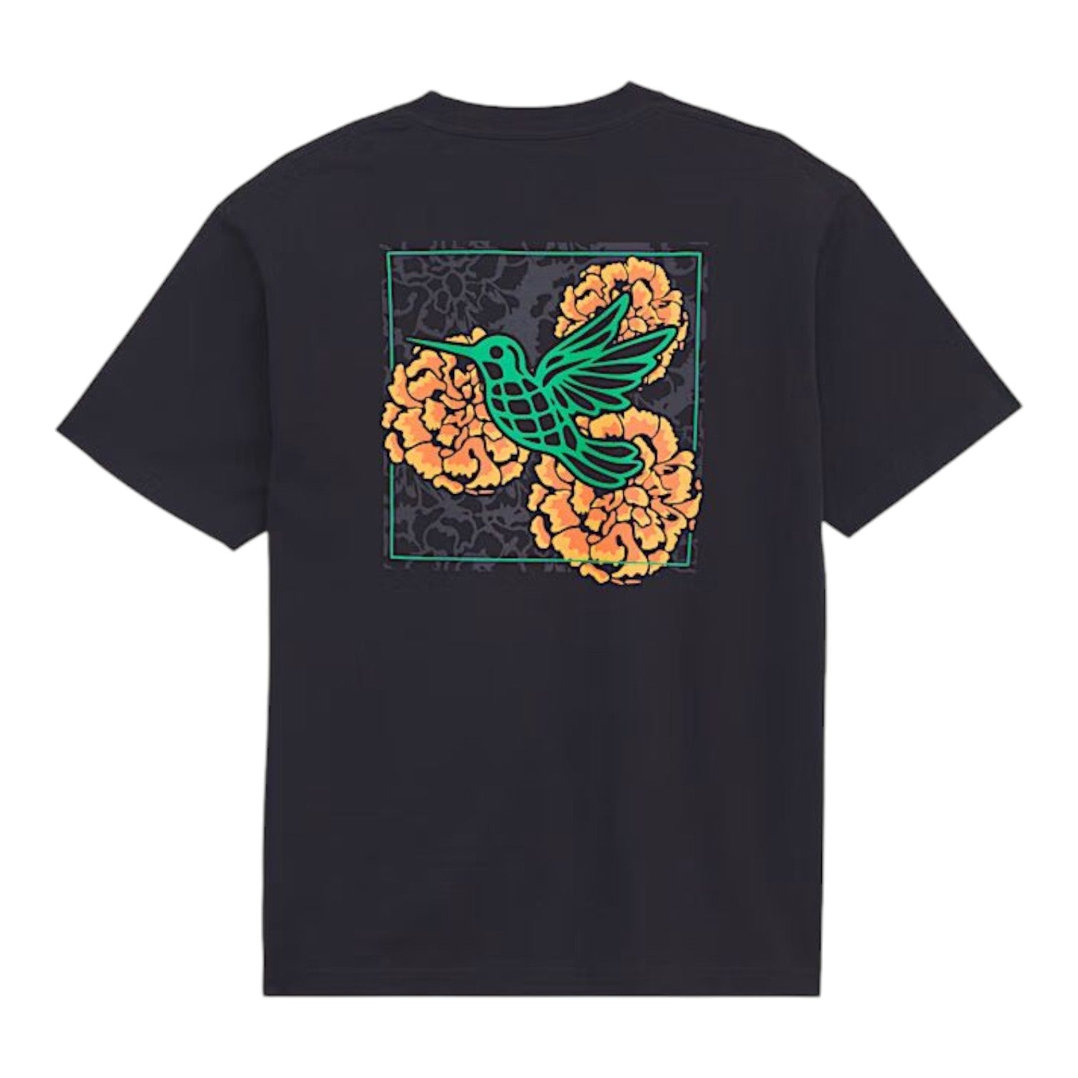 Vans Dia de los Muertos Colibri T-Shirt 'Black' VN000TYHBLK
