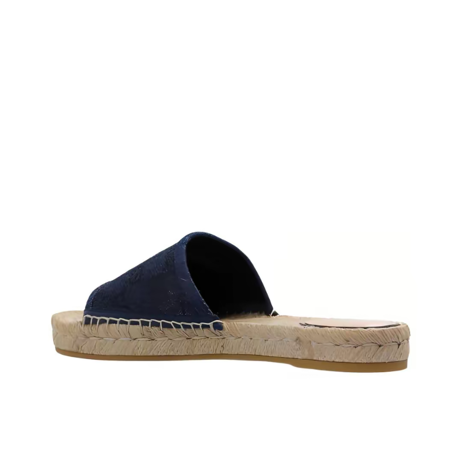 Gucci Slide Sandal 'Navy Blue Monogrammed' 772146-FACUT-4003