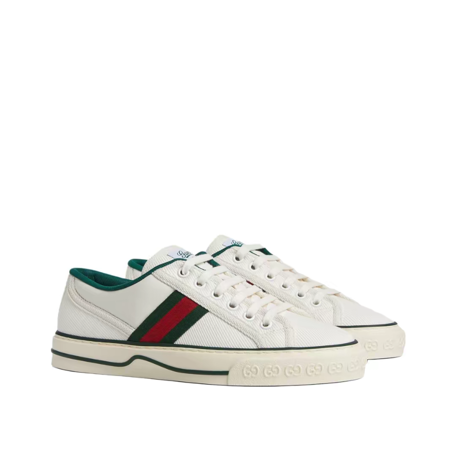(WMNS) Gucci Tennis 1977 Canvas 'White' 801568-FADOG-9153
