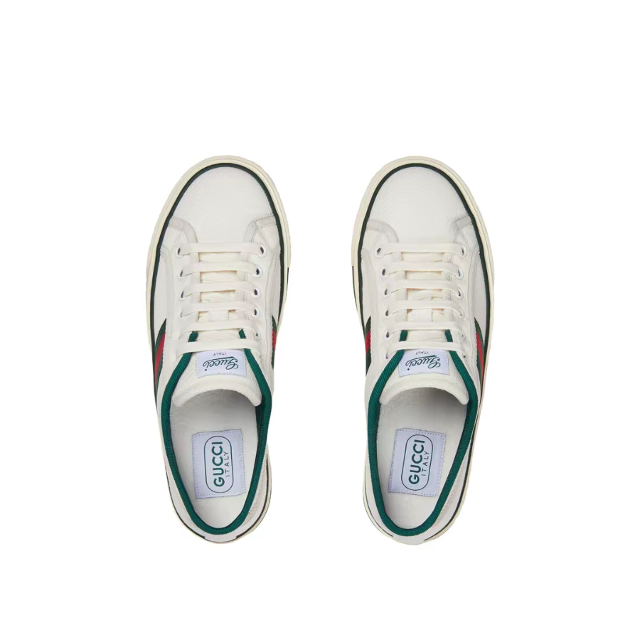 (WMNS) Gucci Tennis 1977 Canvas 'White' 801568-FADOG-9153