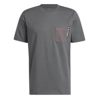 adidas City Escape Graphic Pocket T-Shirt 'Grey' H49664