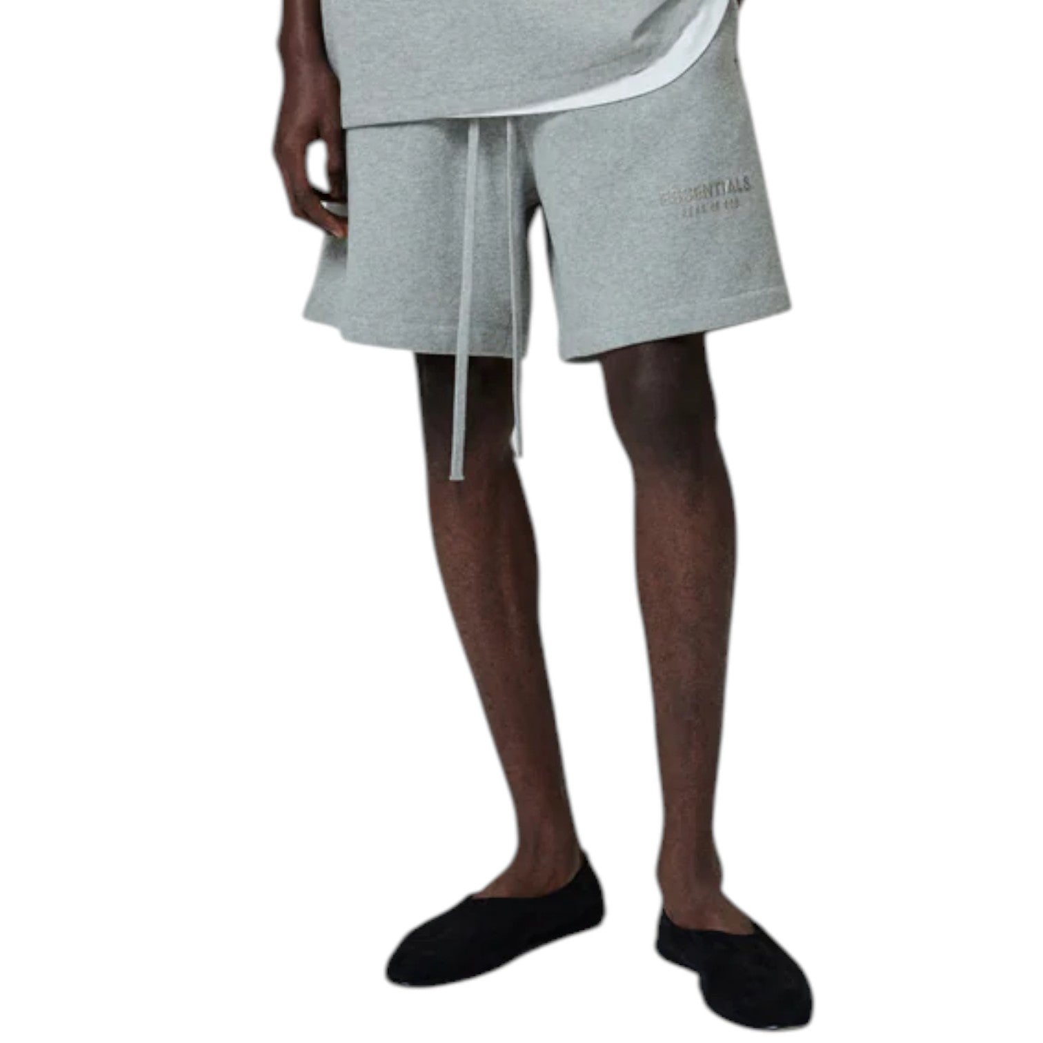 Fear of God Essentials Classic Fleece Sweatshort 'Concrete Heather' 160SP252005F