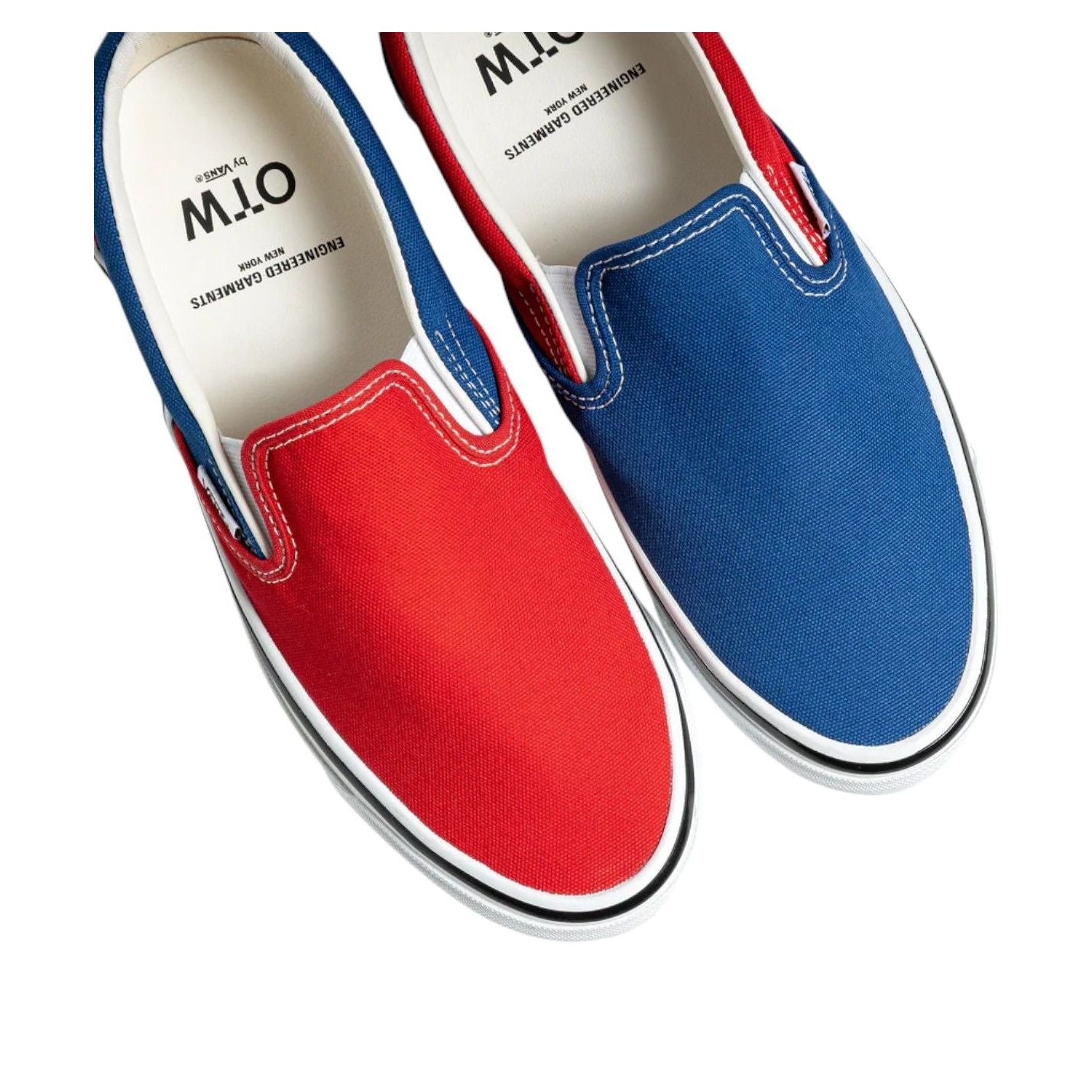 Vans Engineered Garments OTW Classic Slip-On 98 'Racing Red True Blue' VN000EBPZ11