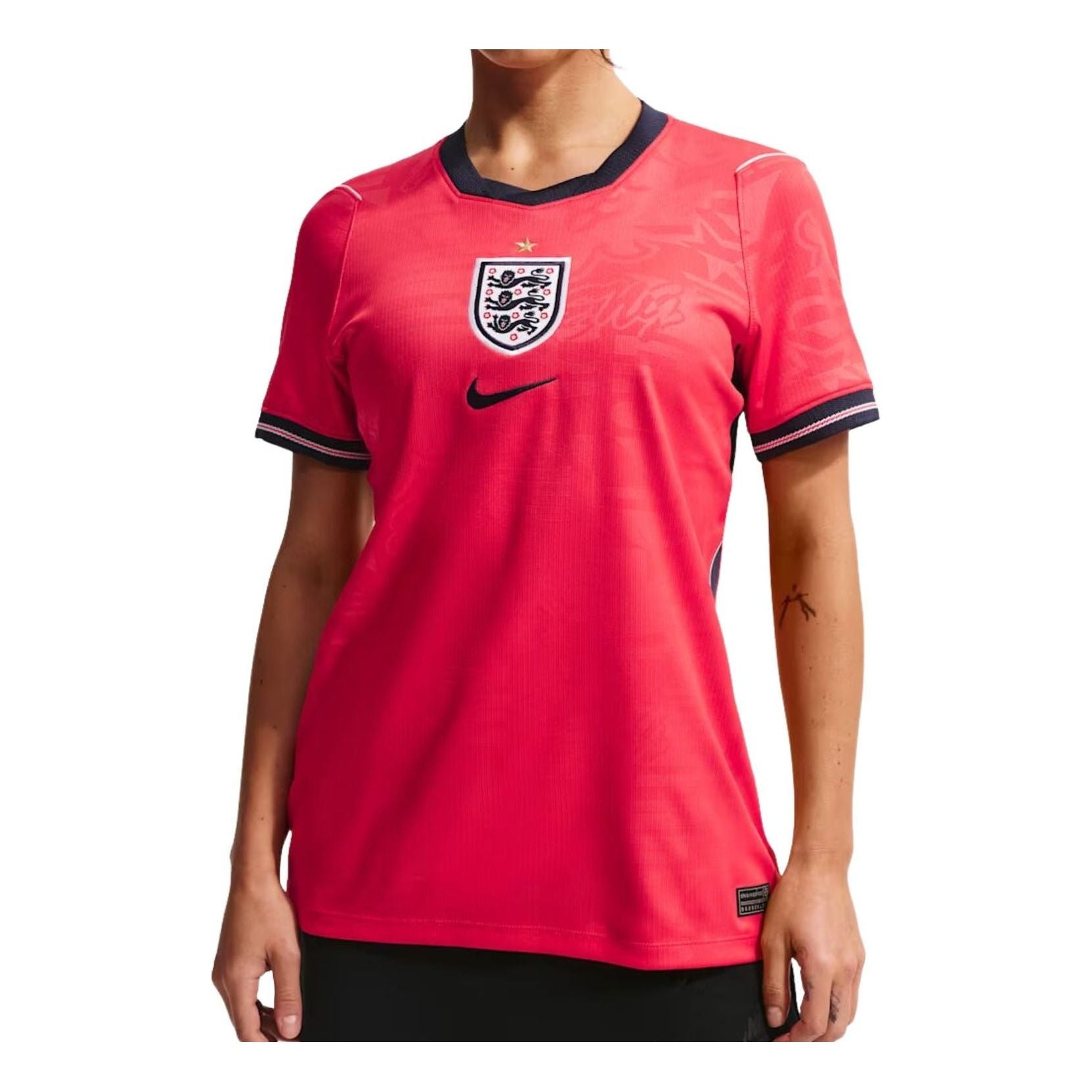 (WMNS) Nike England 2026 Stadium Away Dri-FIT Replica Jersey 'Speed Red Obsidian White' IB4579-624