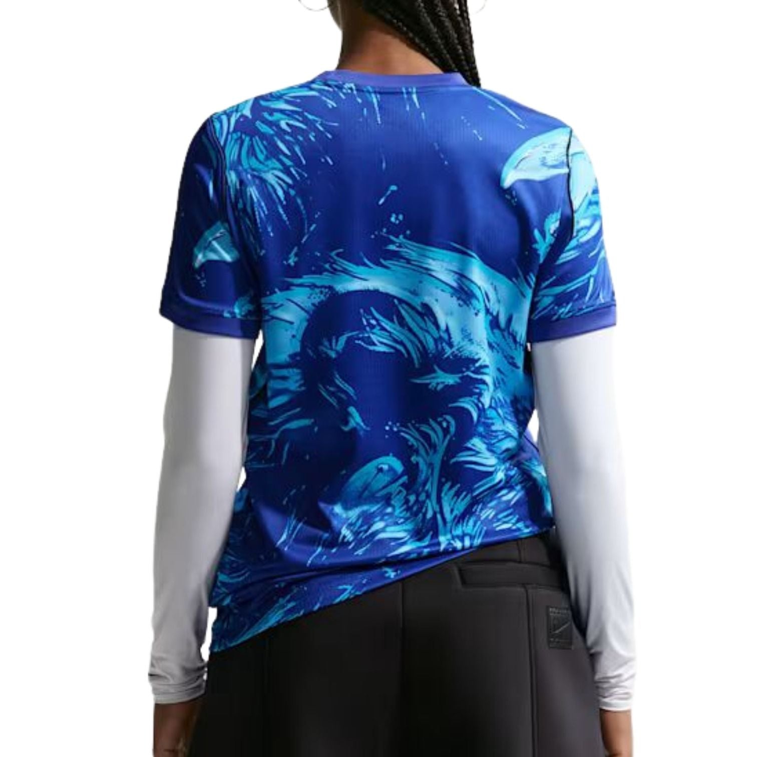 (WMNS) Nike England 2026 Stadium Goalkeeper Dri-FIT Replica Jersey 'Astronomy Blue Black White' IB5312-489