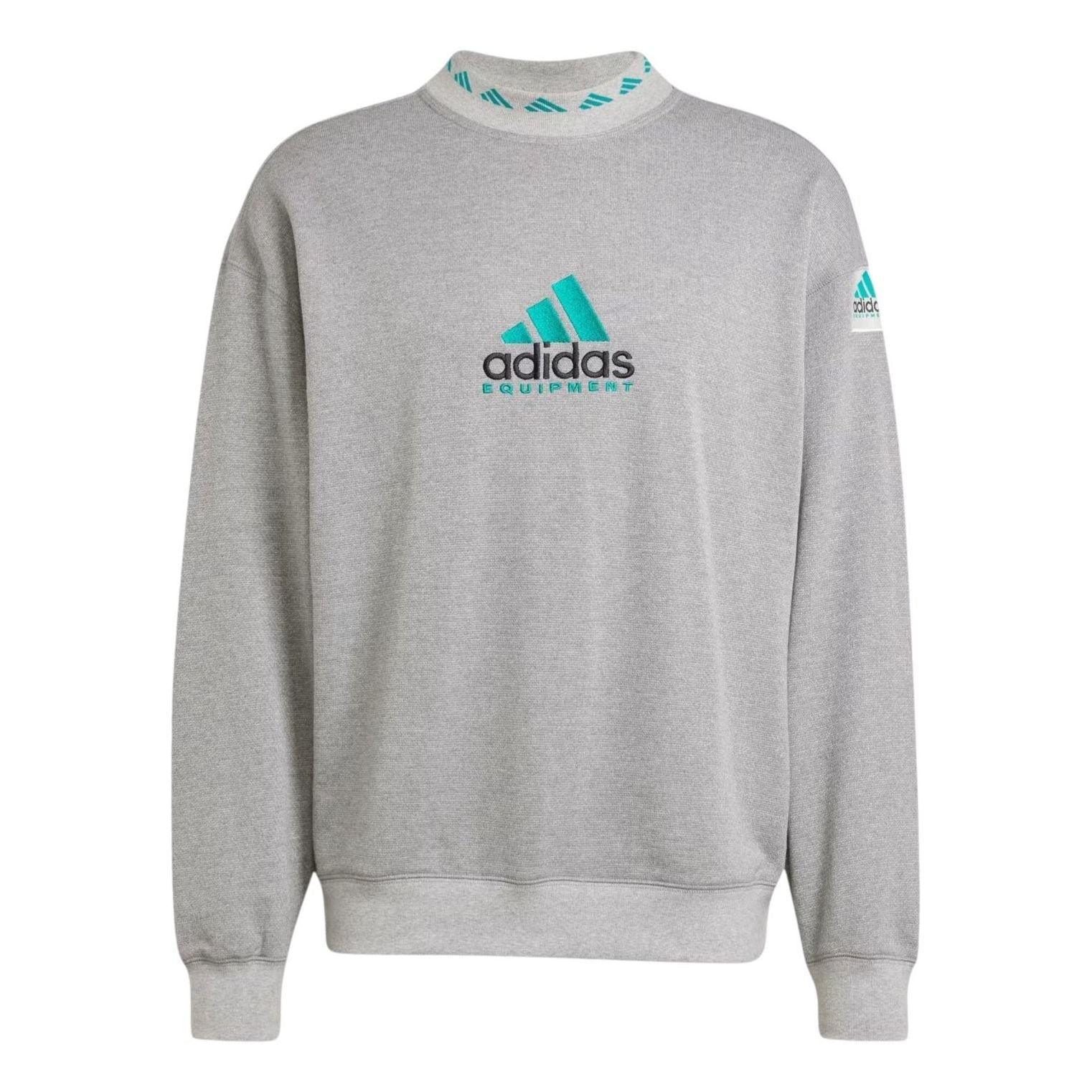 adidas  EQT Reflective Crewneck Sweatshirt Asia Sizing 'Medium Grey Heather' JP0190