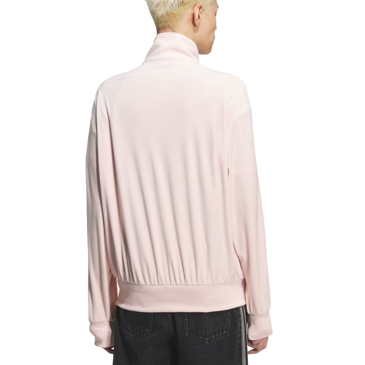 adidas Firebird Velour Track Top 'Sandy Pink' KQ5480