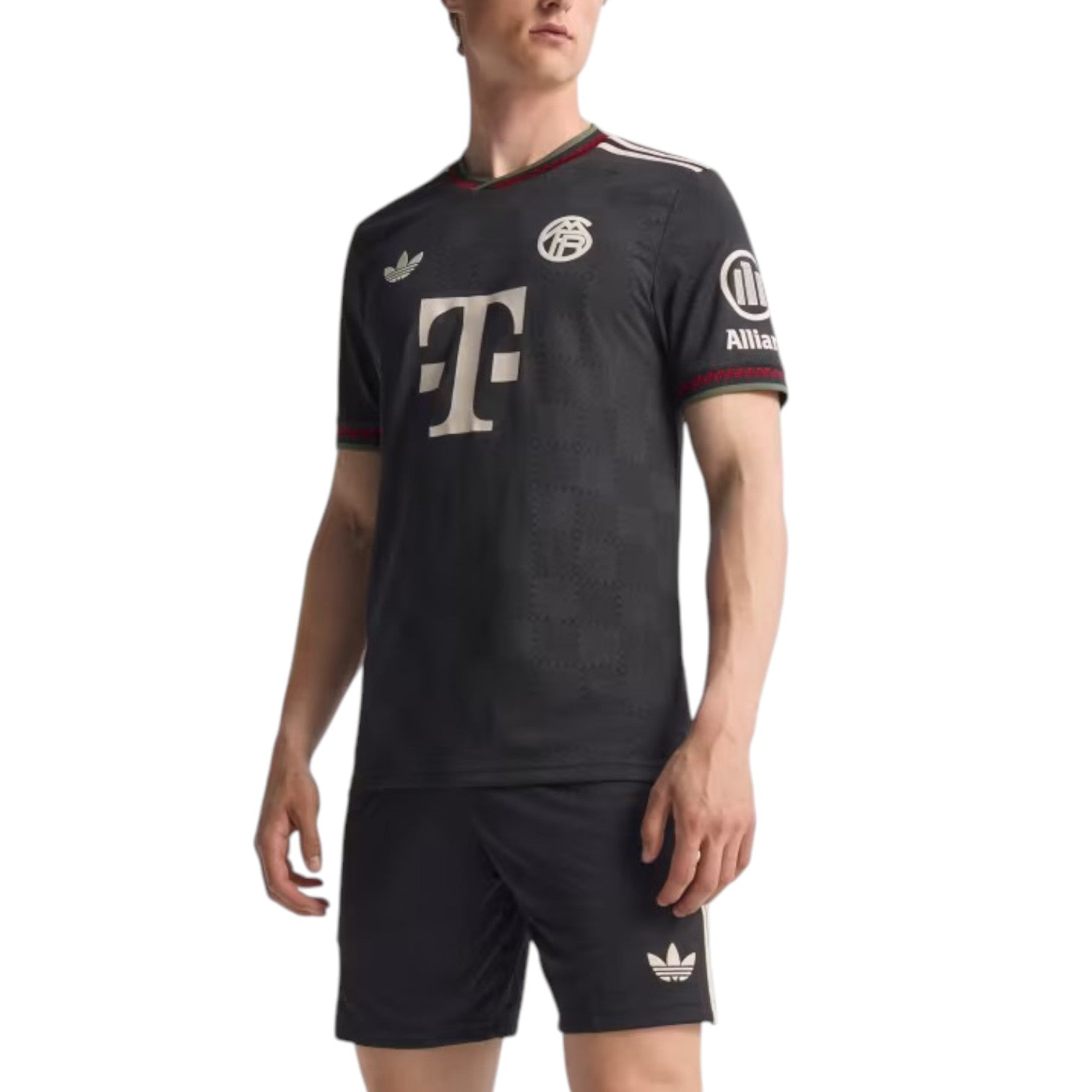 adidas FC Bayern 2025/2026 Third Authentic Jersey 'Black Halo Ivory' KE6802