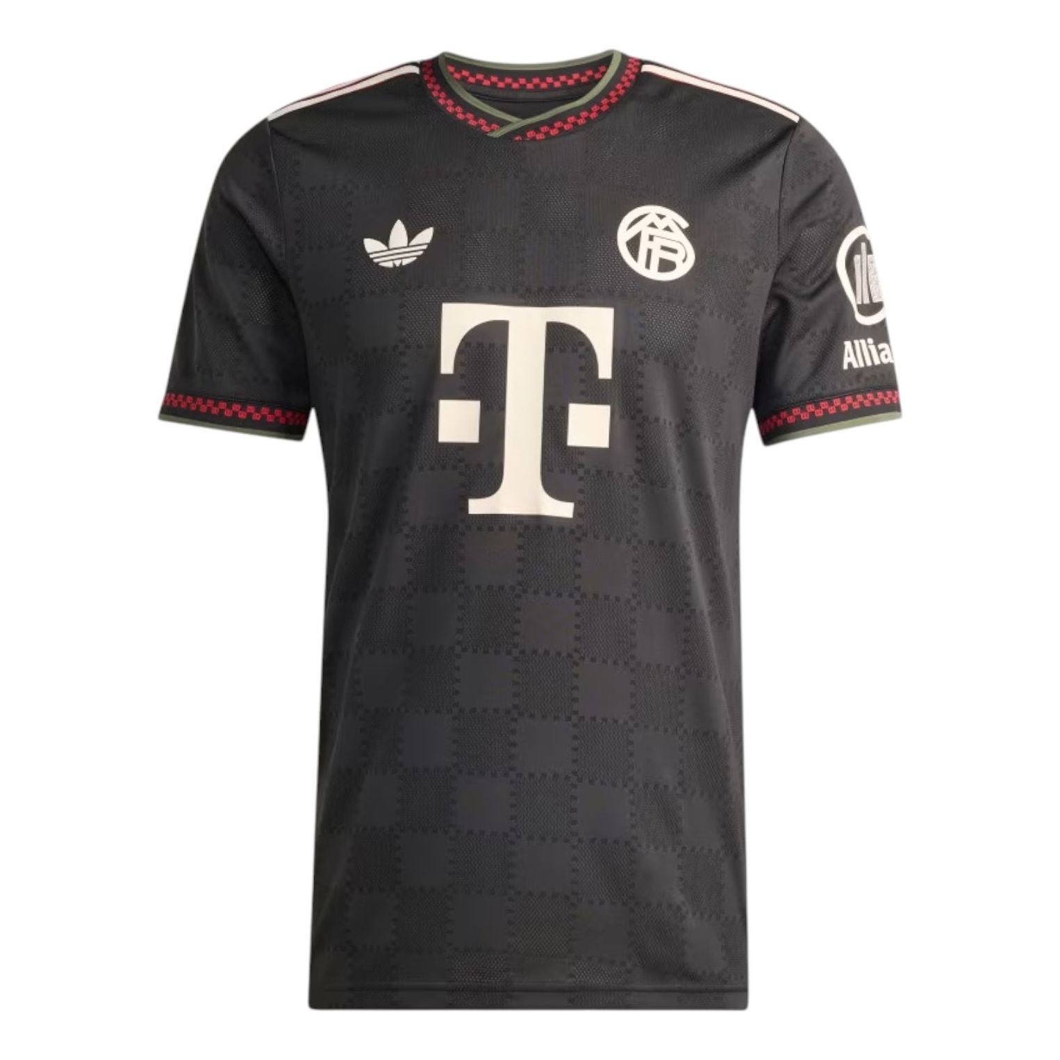 adidas FC Bayern 2025/2026 Third Authentic Jersey 'Black Halo Ivory' KE6802