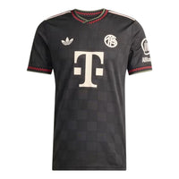 adidas FC Bayern 2025/2026 Third Authentic Jersey 'Black Halo Ivory' KE6802