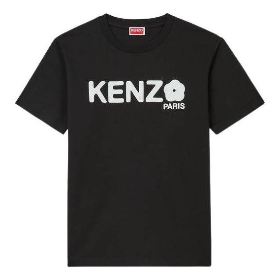 (WMNS) KENZO Boke Flower 2.0 Loose T-shirt 'Black' FF52TS1574SO.99J