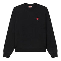 (WMNS) KENZO Boke Flower' Embroidered Jumper in Merino Wool 'Black' FF62PU7273LB.99J