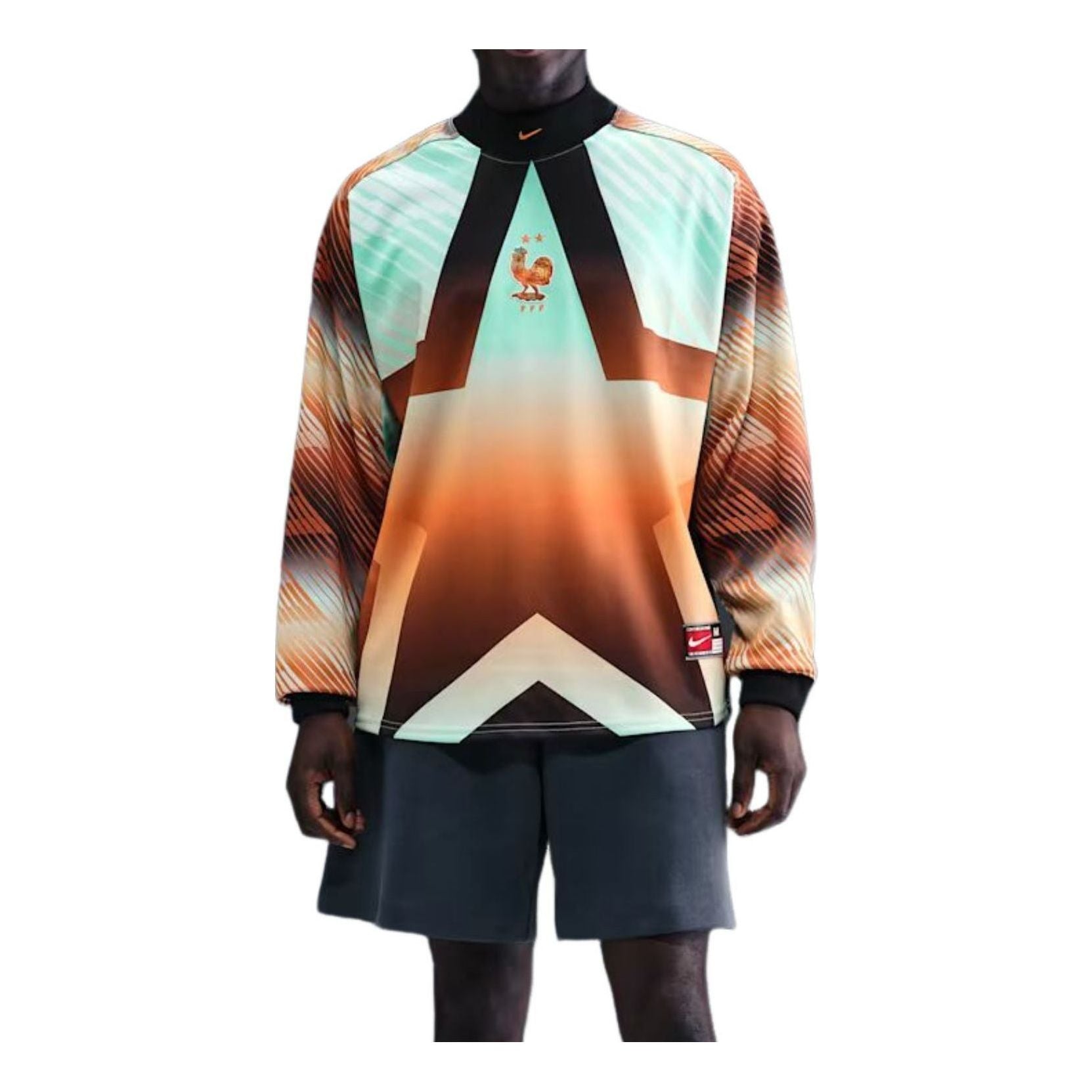 Nike France Goalkeeper Jersey 'Black Monarch Metallic Copper' IO0794-010