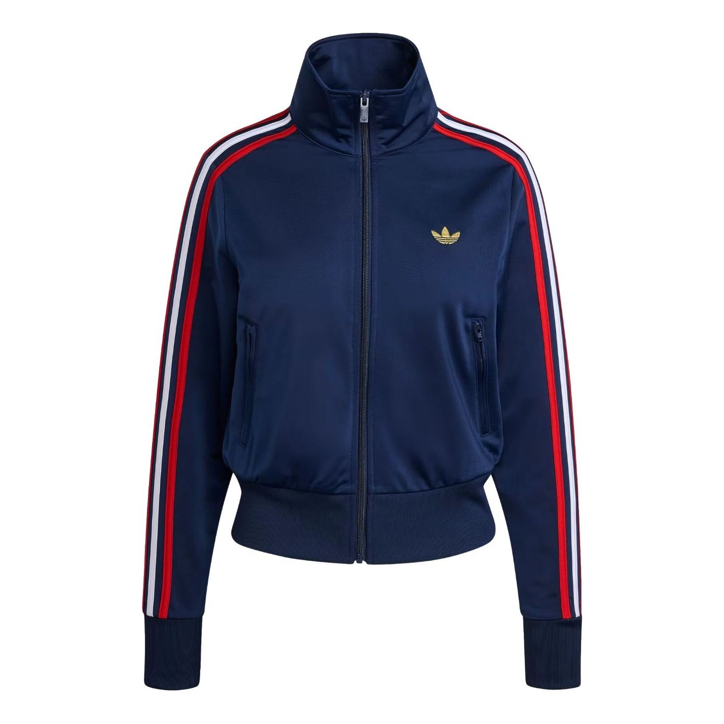 (WMNS) adidas Firebird Classic Track Top 'Night Indigo Better Scarlet White' KC6567