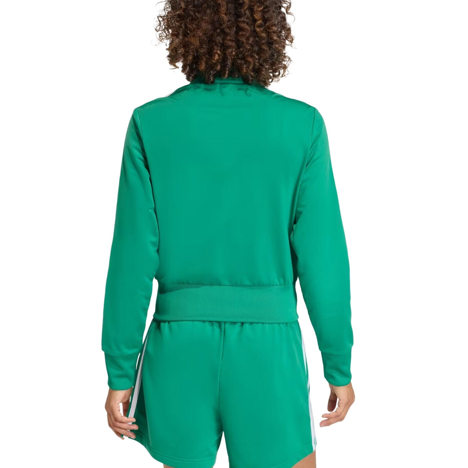 (WMNS) adidas Firebird Classic Track Top 'Bold Green White' KD1333